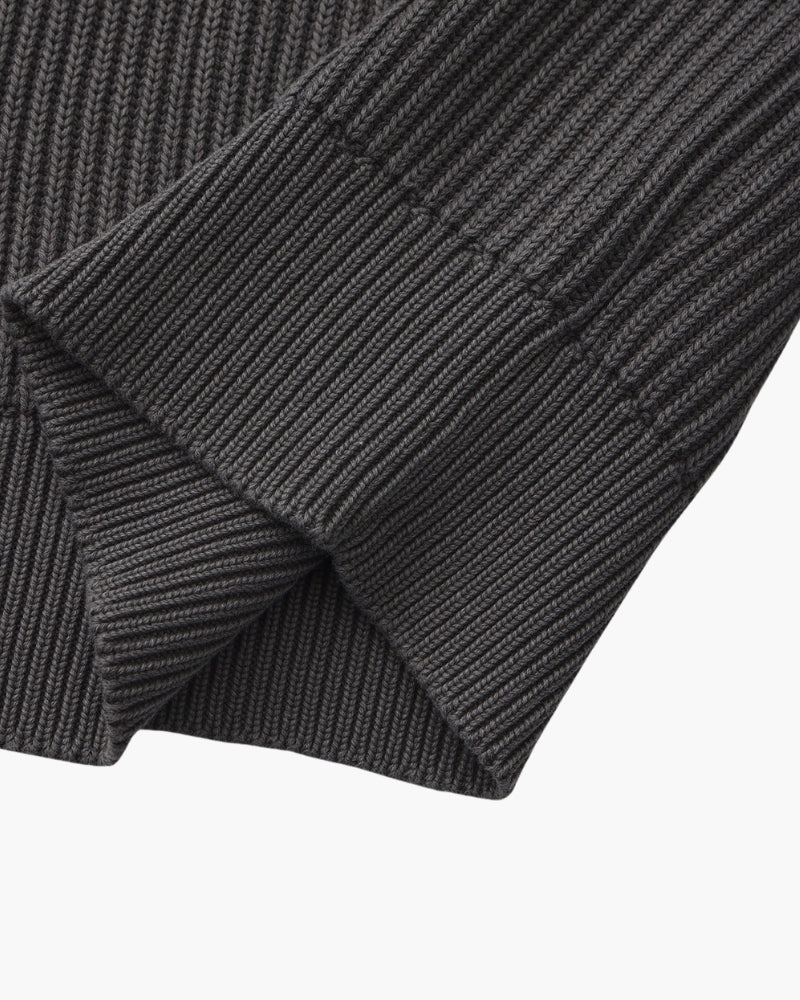 Cozy Rib Knit Crewneck Sweater