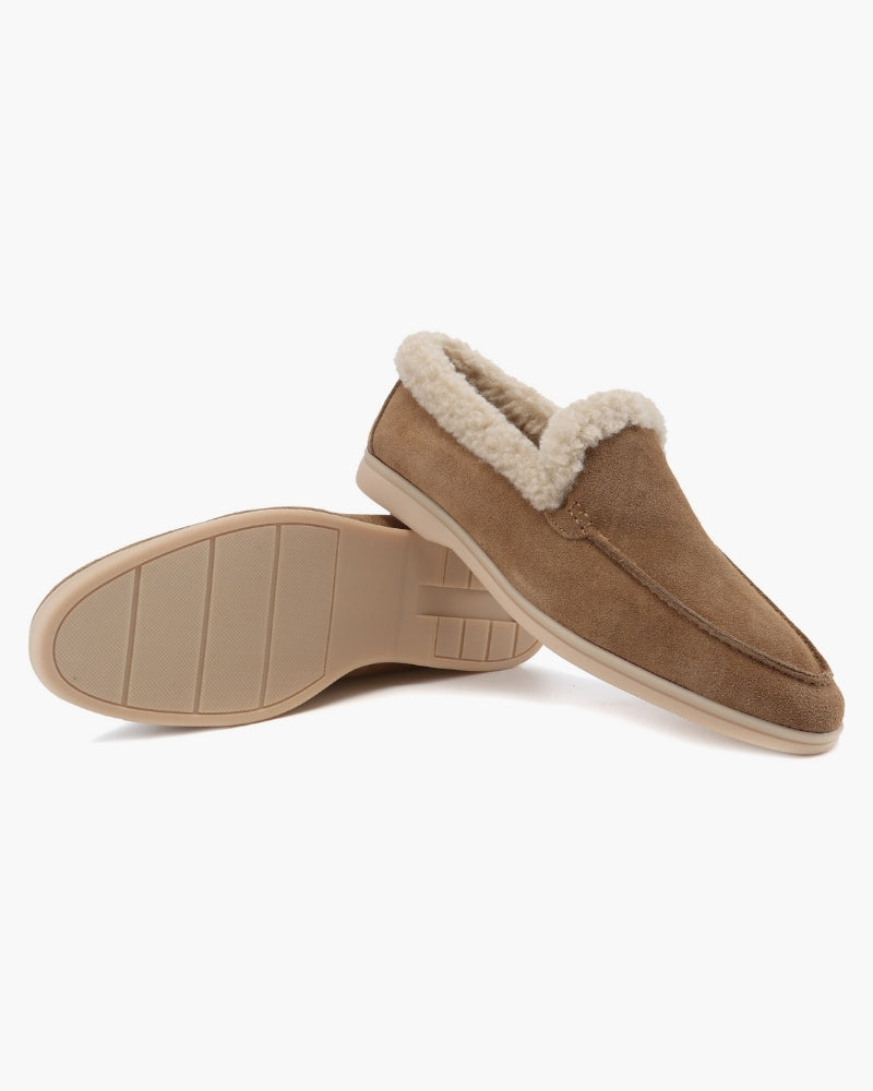 Luxurious Fur-Lined Premium Loafers