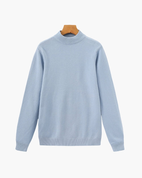 Cozy Ribbed Mock-Neck Sweater - Essential Wardrobe Staple
