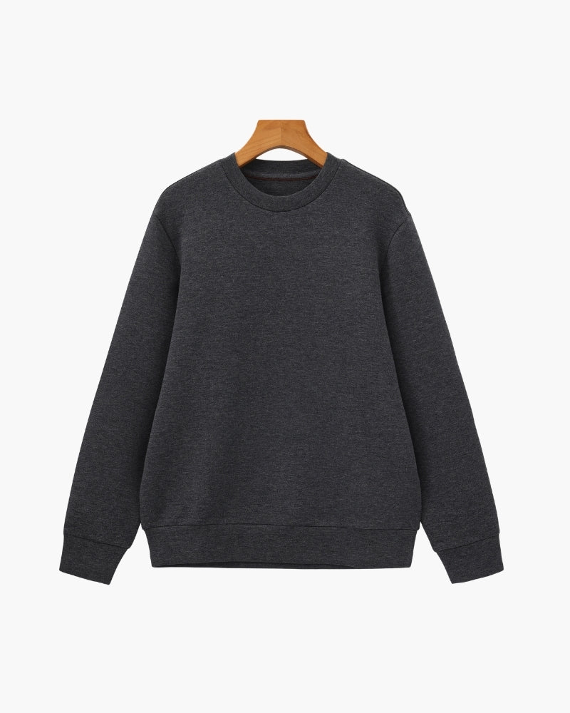 Luxuriously Soft Classic Modal Blend Crewneck Sweatshirt