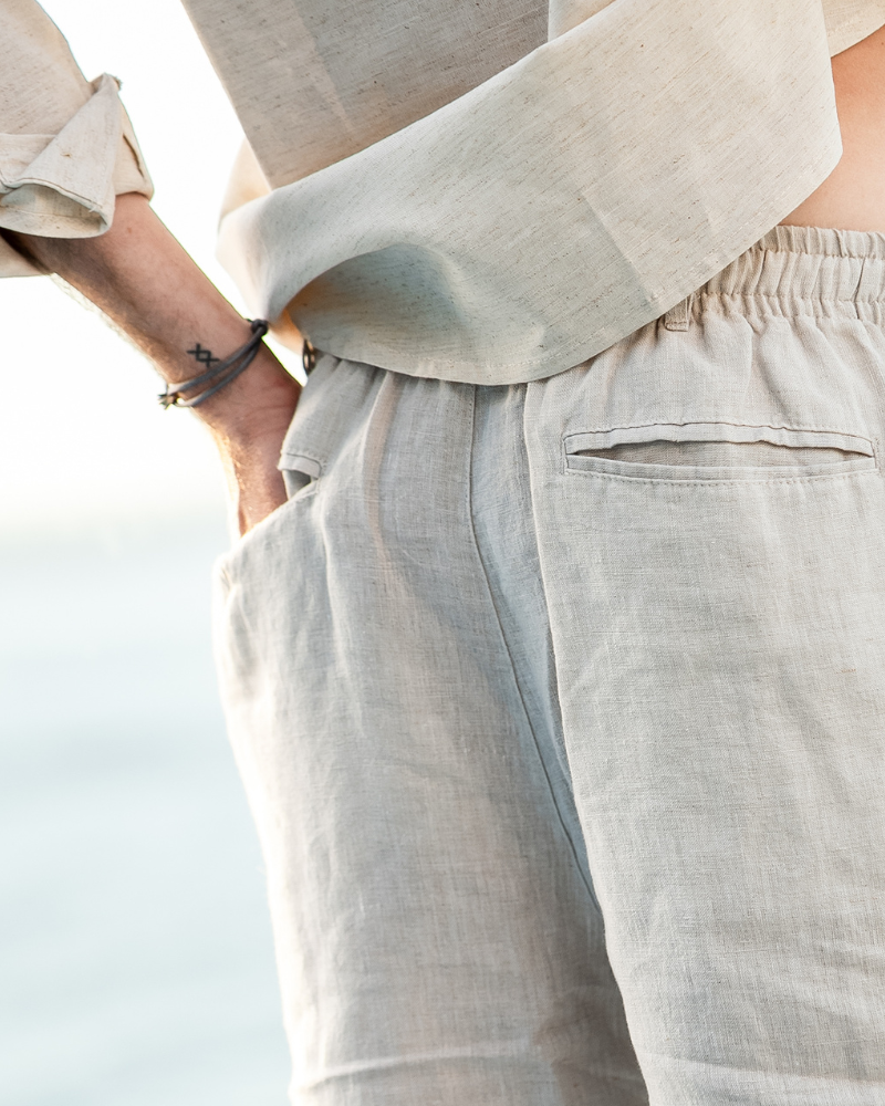 Casablanca Premium Linen Shorts – Effortless Style, Breathable Comfort