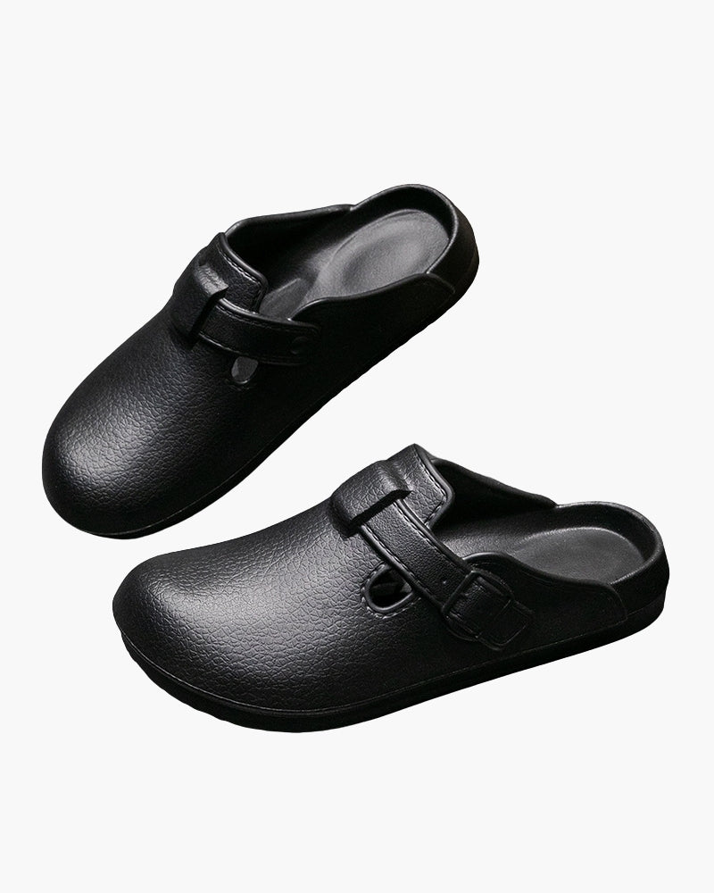 Timeless Waterproof Buckle Clogs - All-Day Comfort