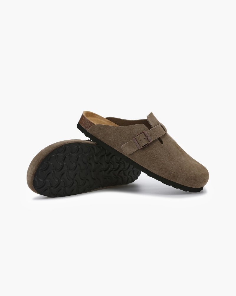 Old Money Suede Clogs — Timeless Style and Plush Comfort