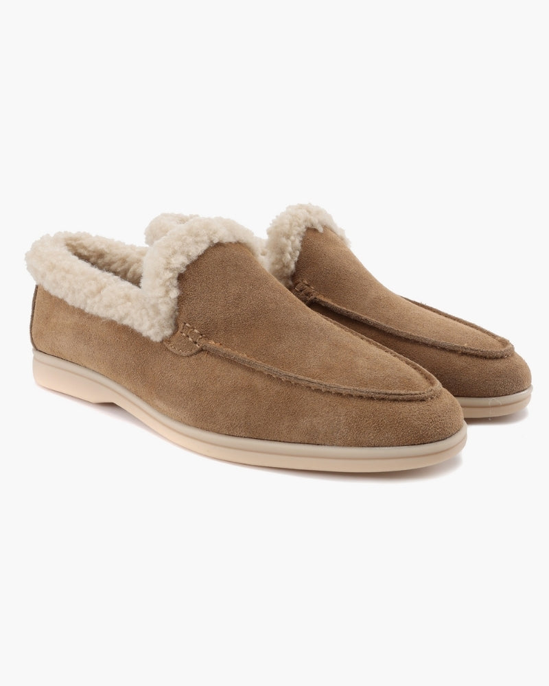 Luxurious Fur-Lined Premium Loafers