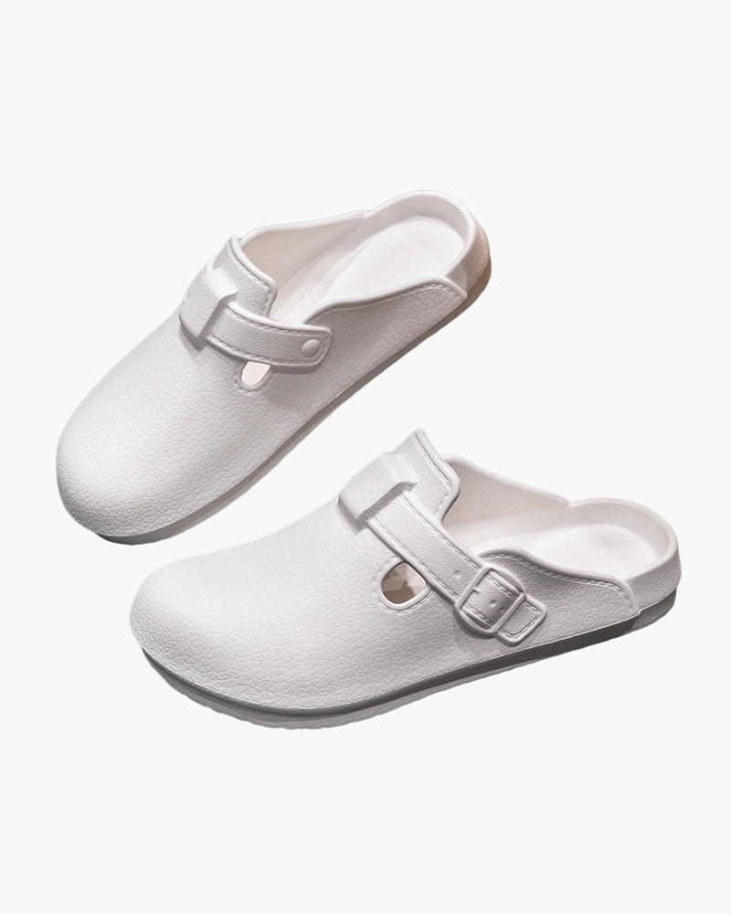 Timeless Waterproof Buckle Clogs - All-Day Comfort
