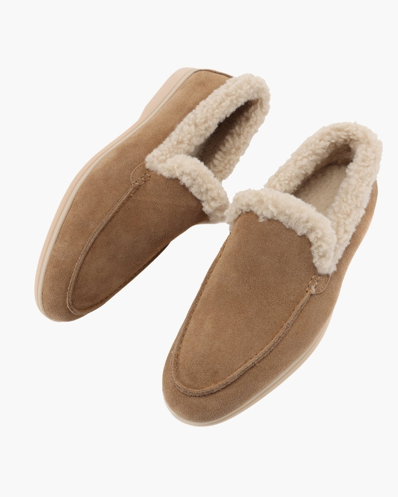 Luxurious Fur-Lined Premium Loafers