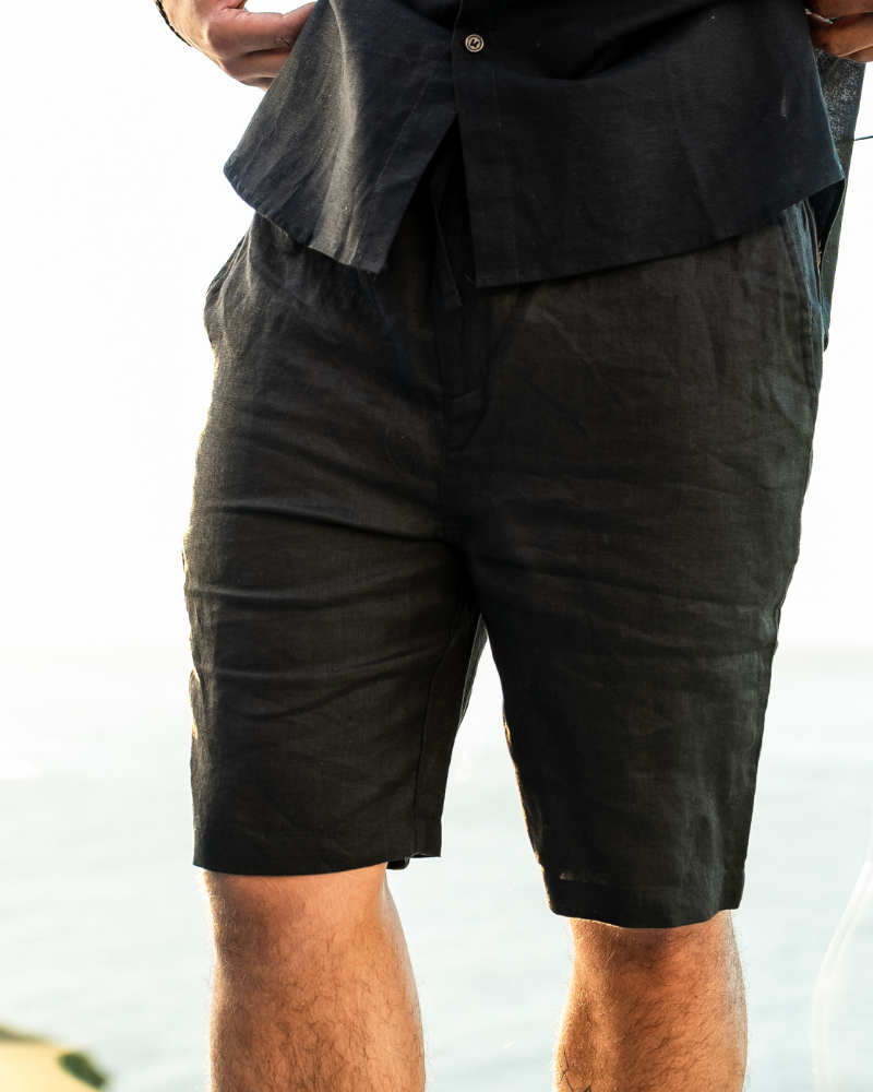 Casablanca Premium Linen Shorts – Effortless Style, Breathable Comfort