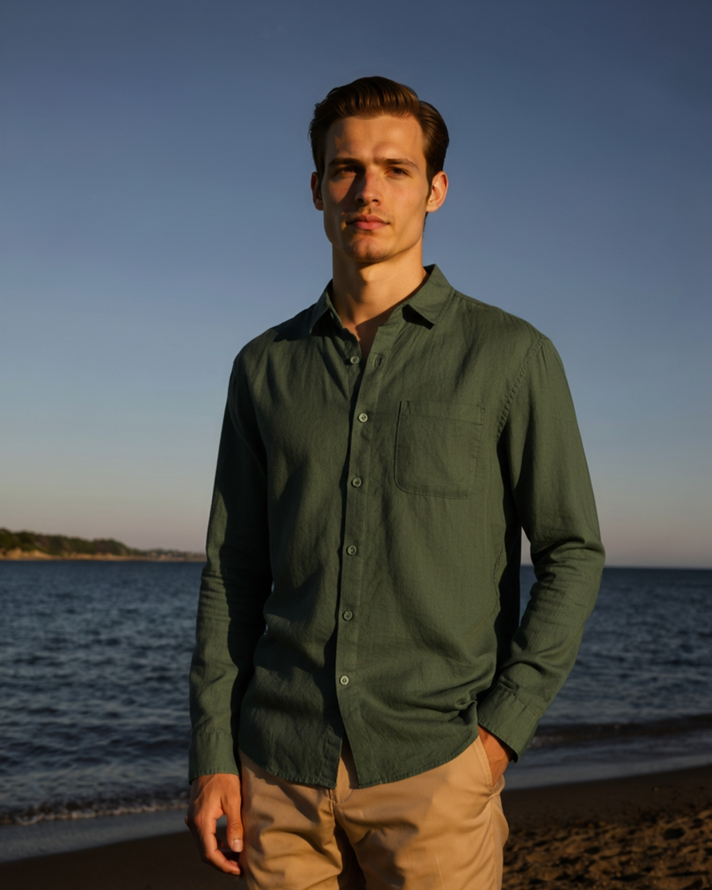 Cape Town Linen Shirt – 100% Pure Linen, Breathable & Stylish