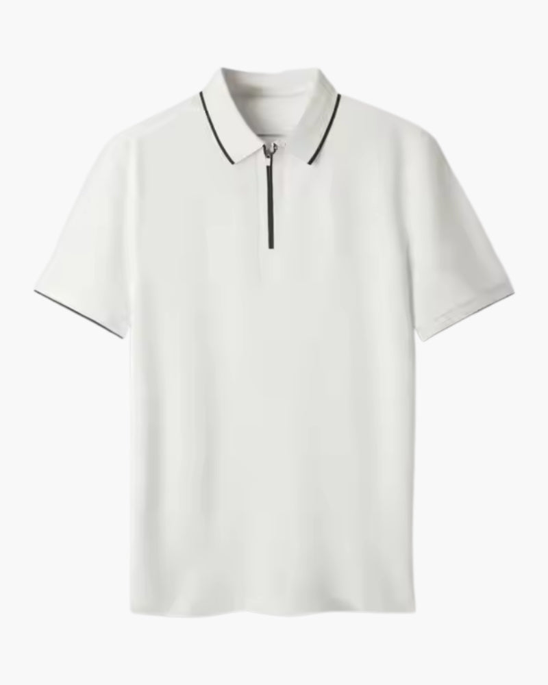 Ridgeway Zip Polo Shirt - Sleek, Comfortable Zip Polo for Everyday Wear