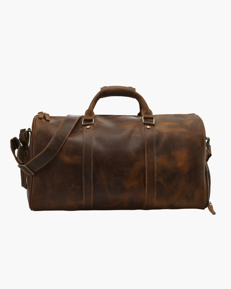 Montague Leather Duffle Bag - Timeless Style for Weekend Getaways