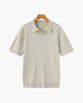 Premium Ribbed Polo Shirt — Sleek, Soft, and Elevated