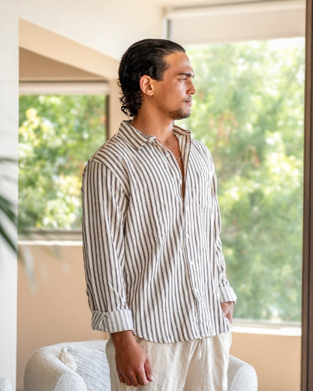 Gentlemen's Classic Striped Shirt