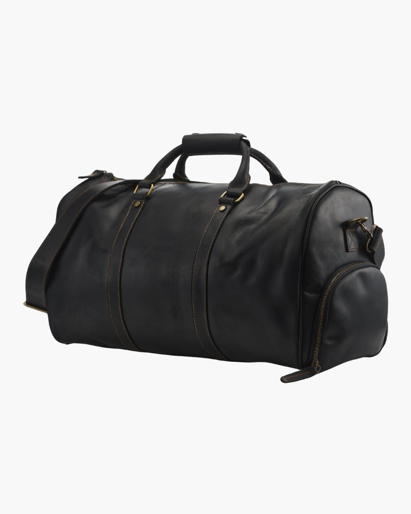 Montague Leather Duffle Bag - Timeless Style for Weekend Getaways