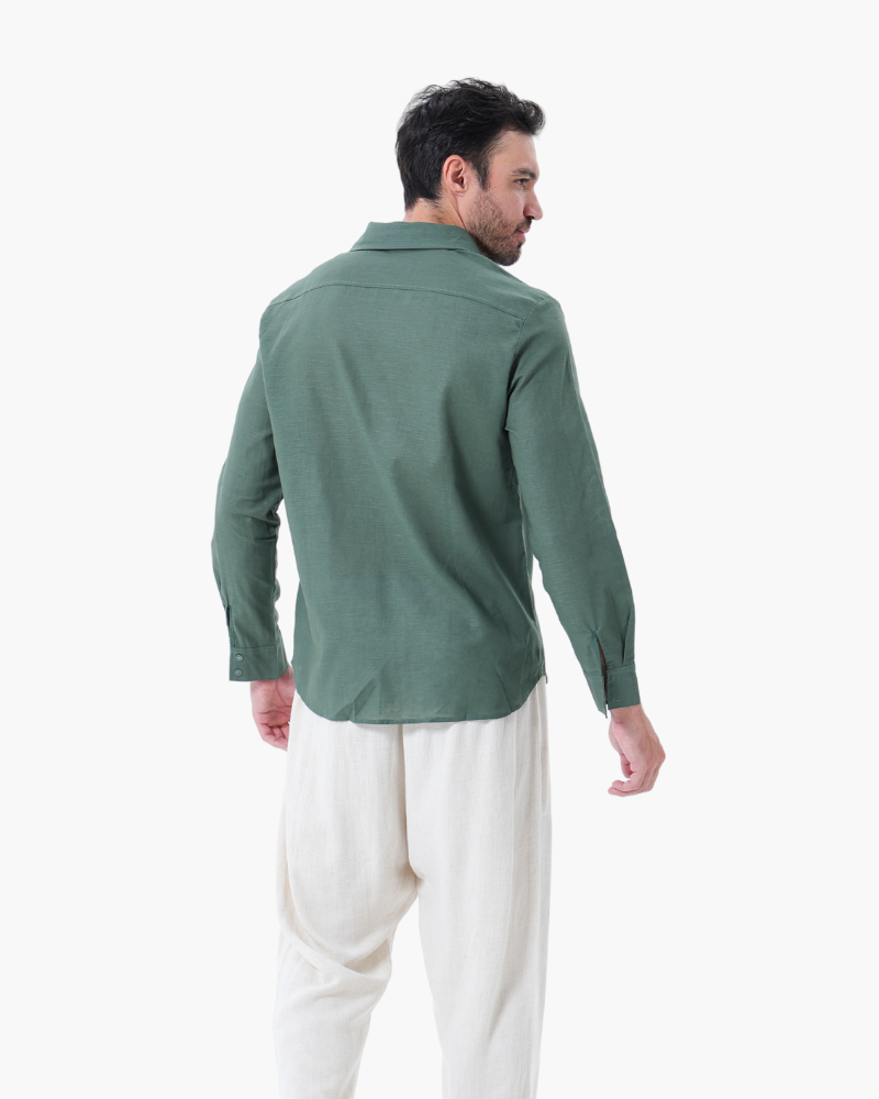 Old Money Linen Set - Long Sleeve