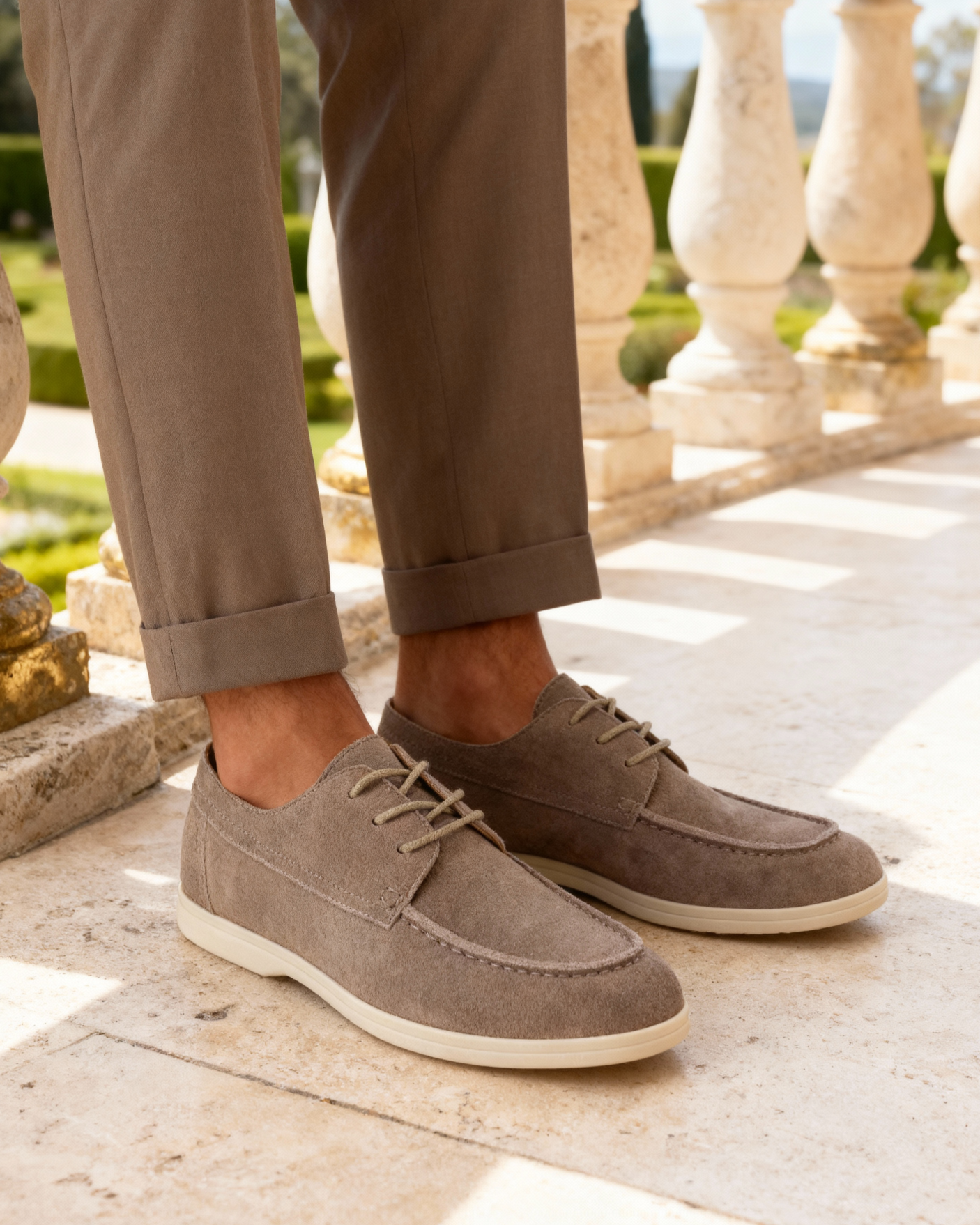 Luxurious Suede Lace-Up Shoes for Everyday Elegance