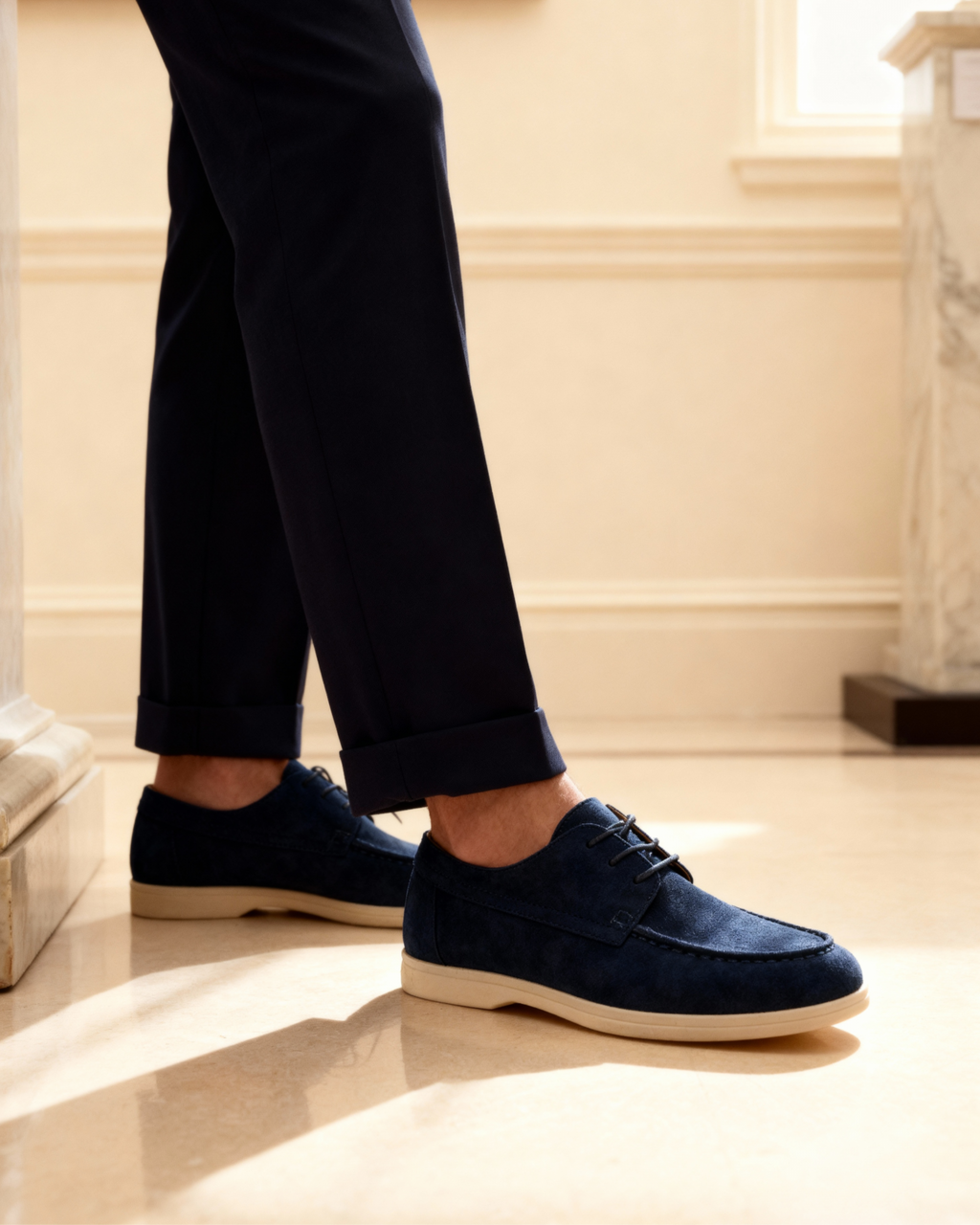 Luxurious Suede Lace-Up Shoes for Everyday Elegance