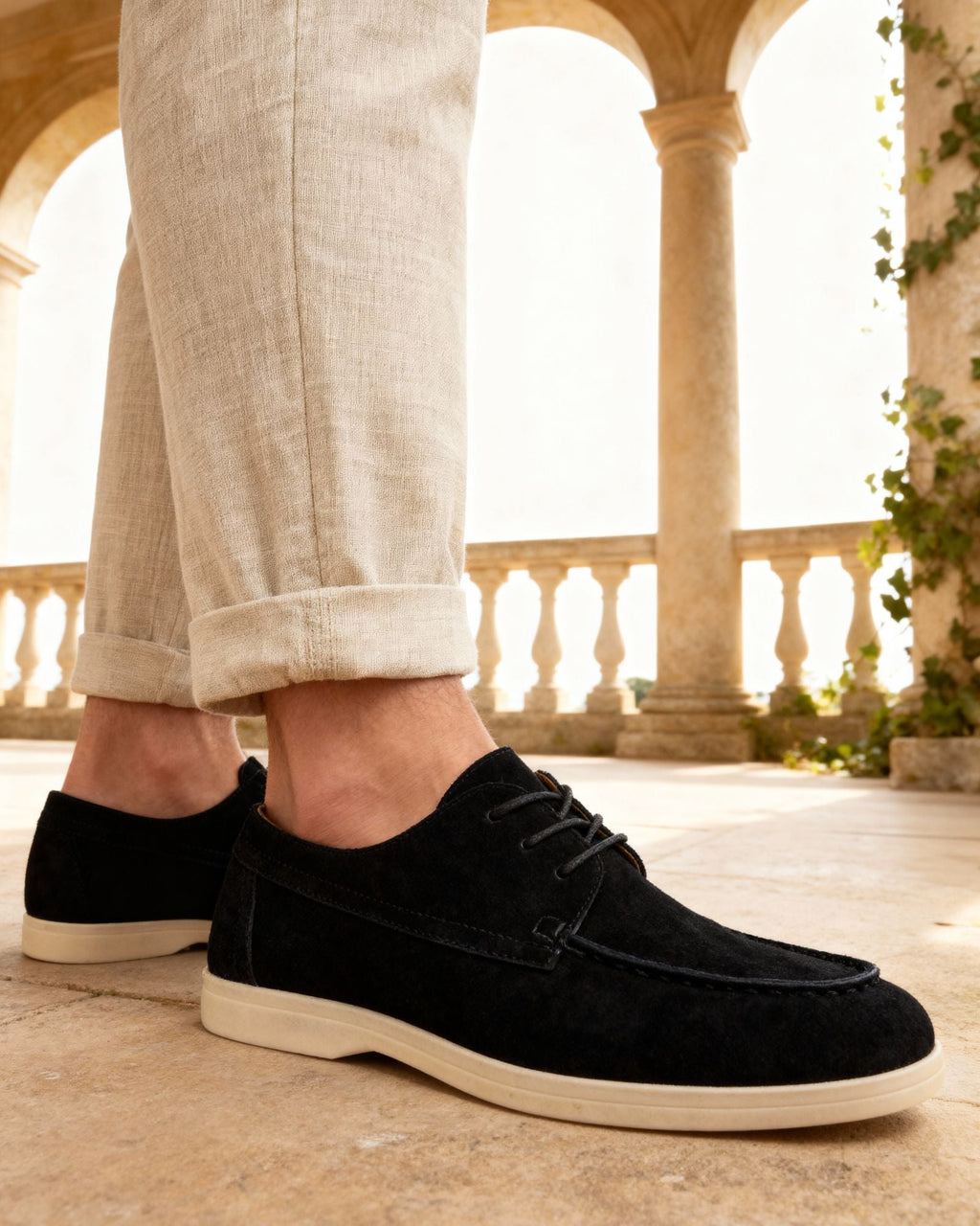 Luxurious Suede Lace-Up Shoes for Everyday Elegance