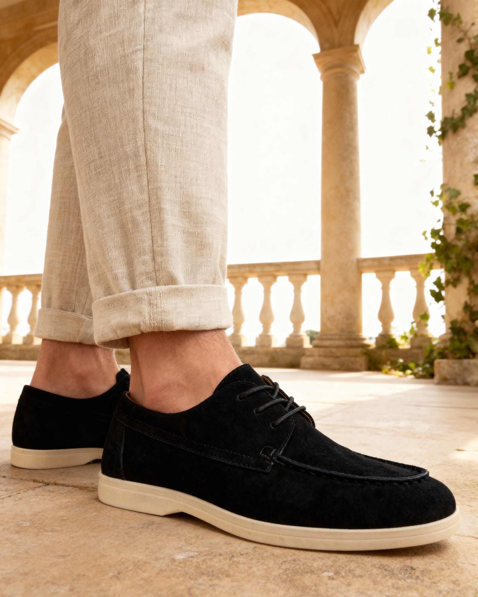 Luxurious Suede Lace-Up Shoes for Everyday Elegance