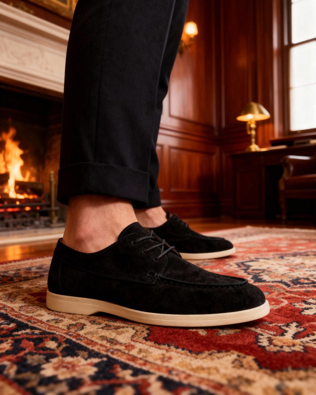 Luxurious Suede Lace-Up Shoes for Everyday Elegance