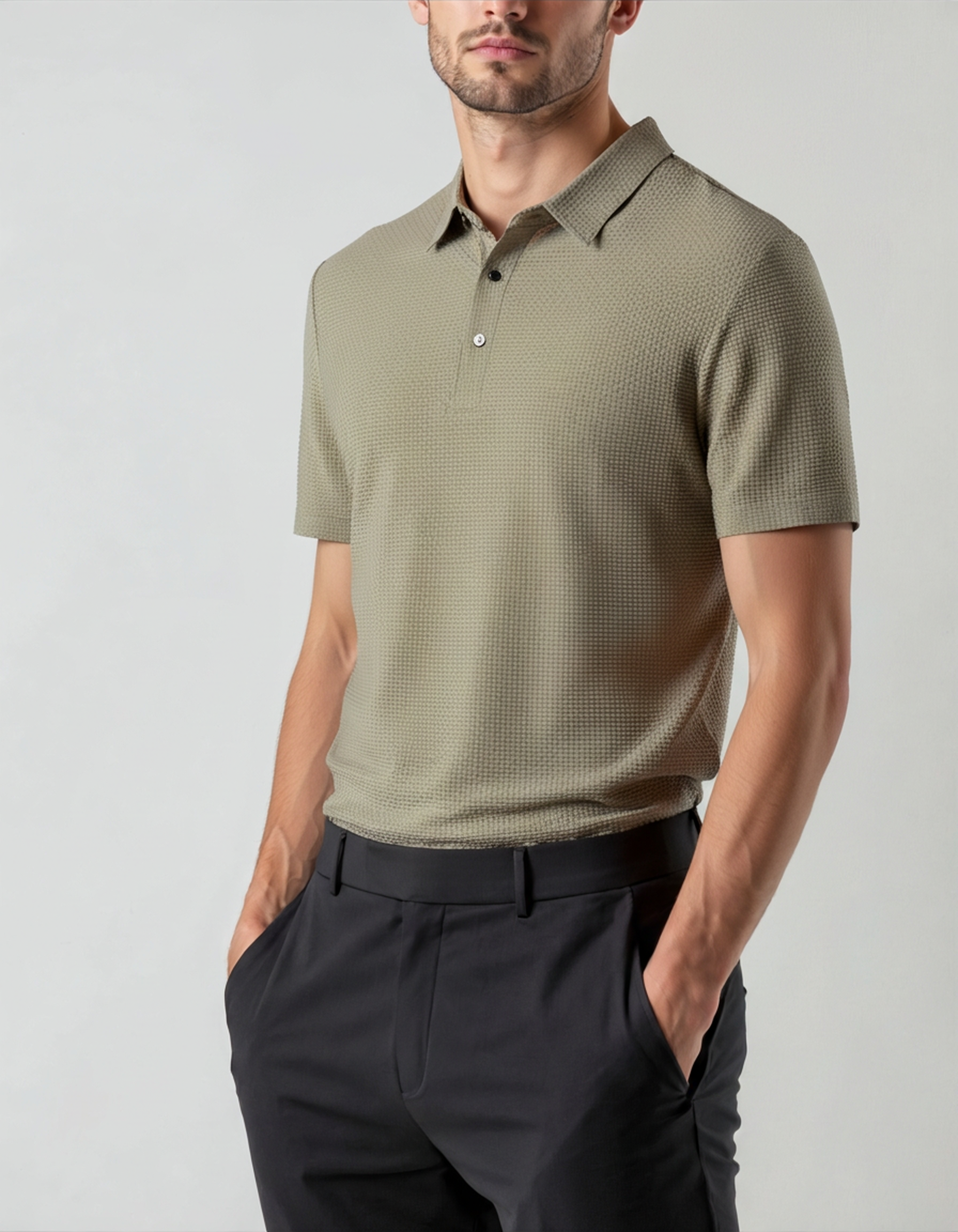 Prestigio Silk Polo Shirt - Wrinkle-Resistant Comfort