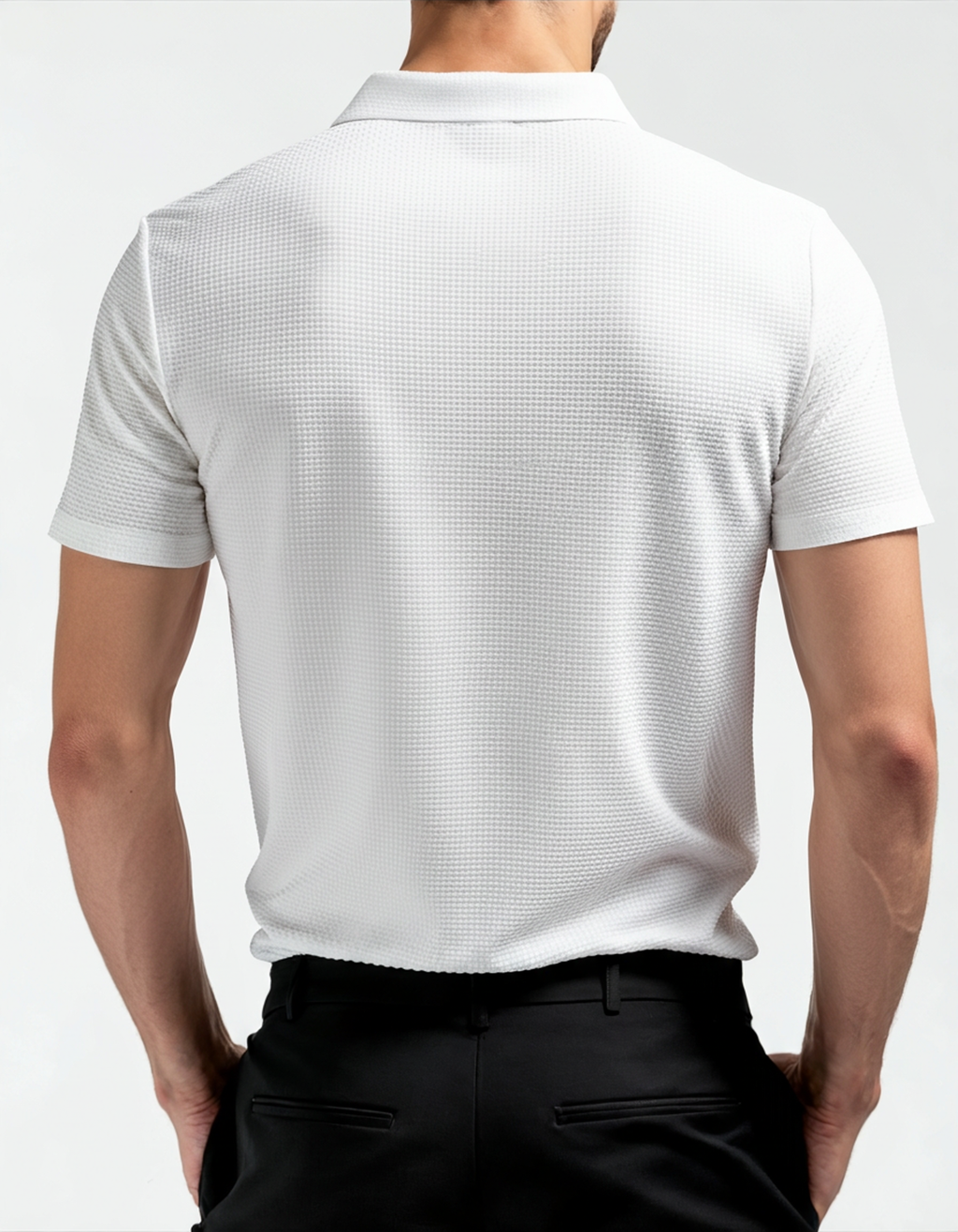 Prestigio Silk Polo Shirt - Wrinkle-Resistant Comfort