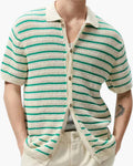 Marbella Knit Button-Up Shirt