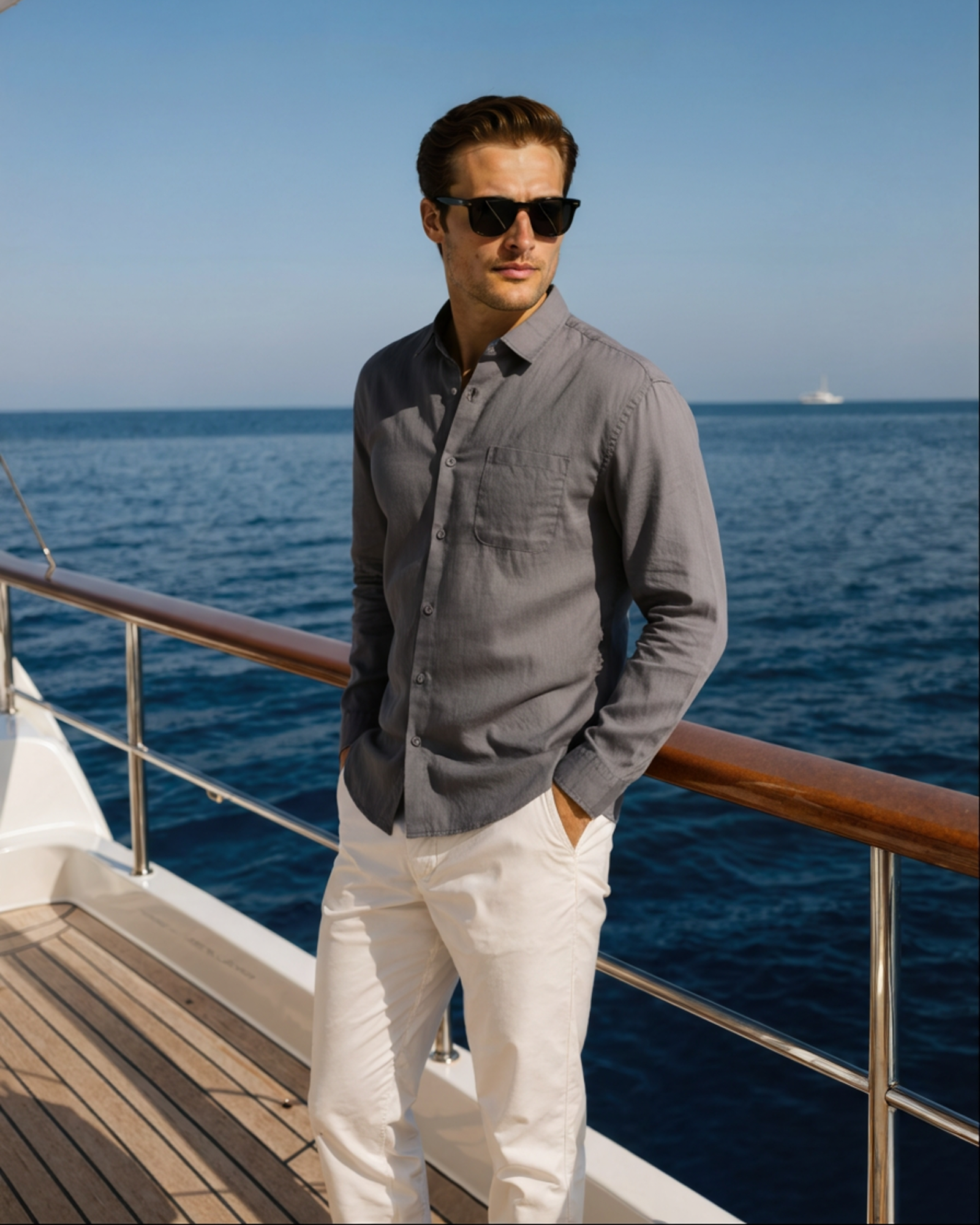 Cape Town Linen Shirt – 100% Pure Linen, Breathable & Stylish