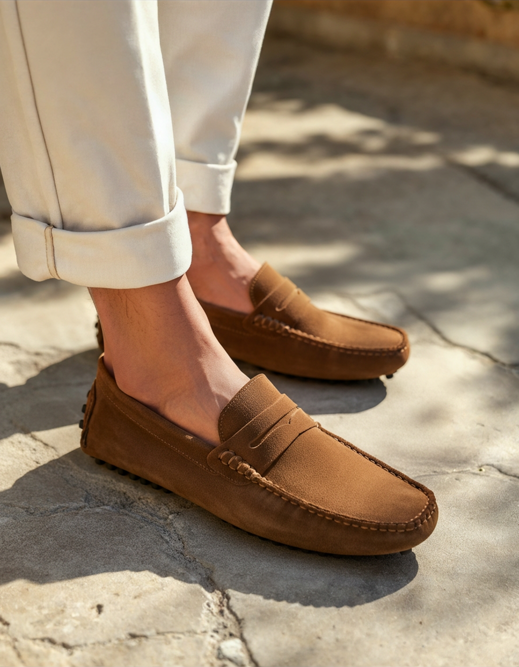 Premium Suede Driver Loafers - Sleek Comfort for Everyday Style