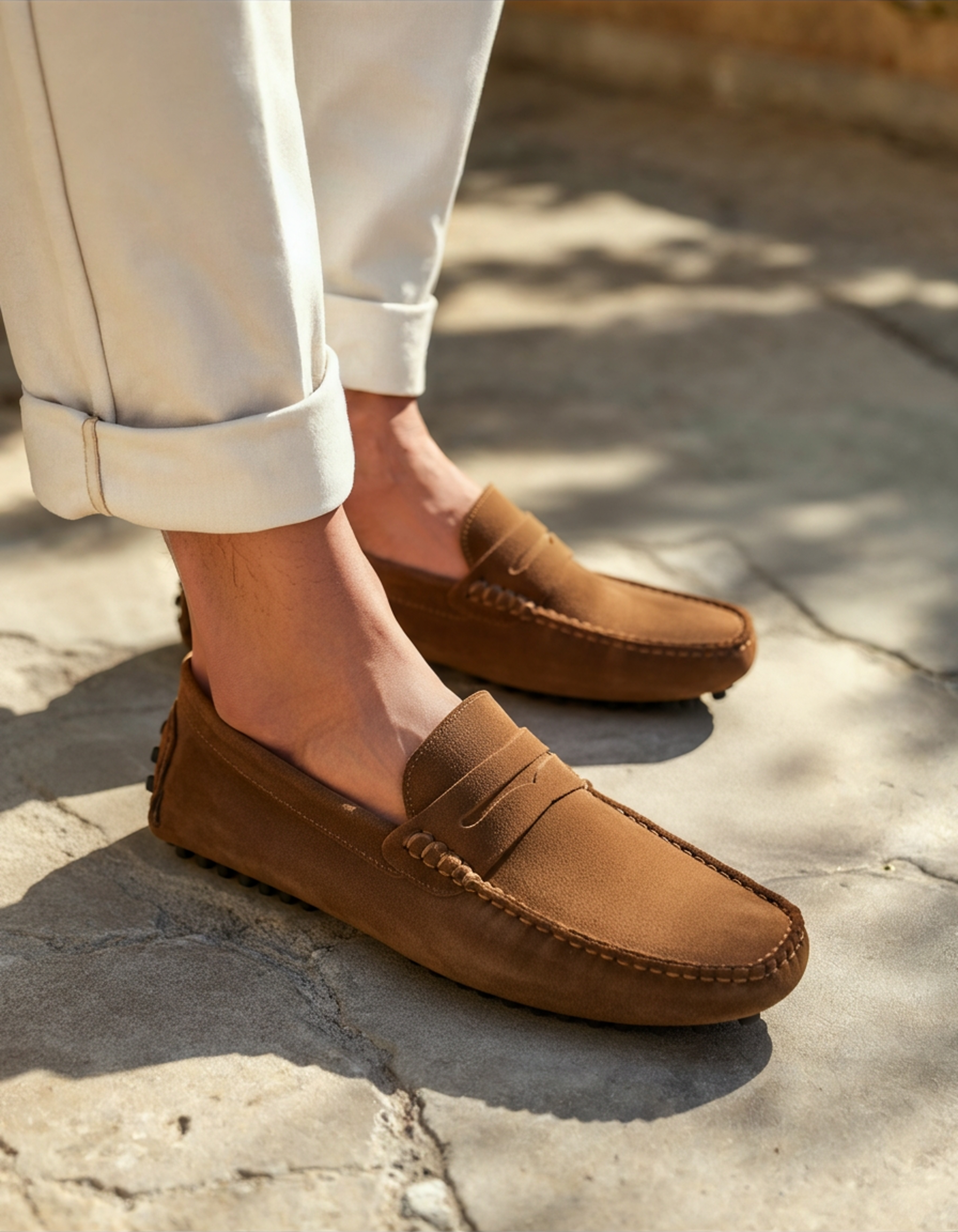Premium Suede Driver Loafers - Sleek Comfort for Everyday Style