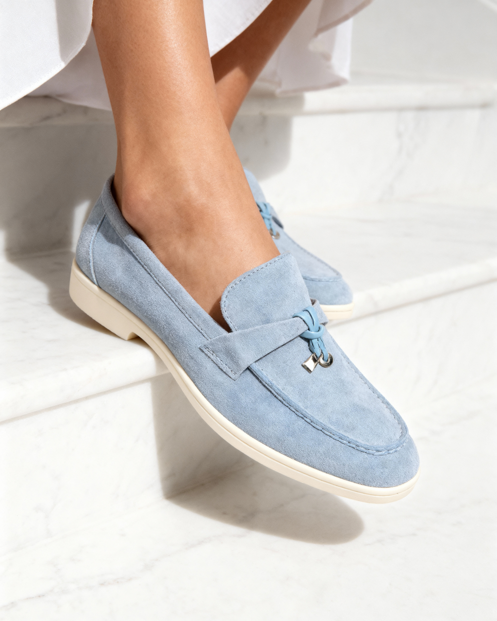 Old Money Suede Loafers for Women – Timeless, Sophisticated Style